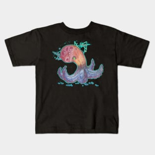 Geometric Octopus Kids T-Shirt